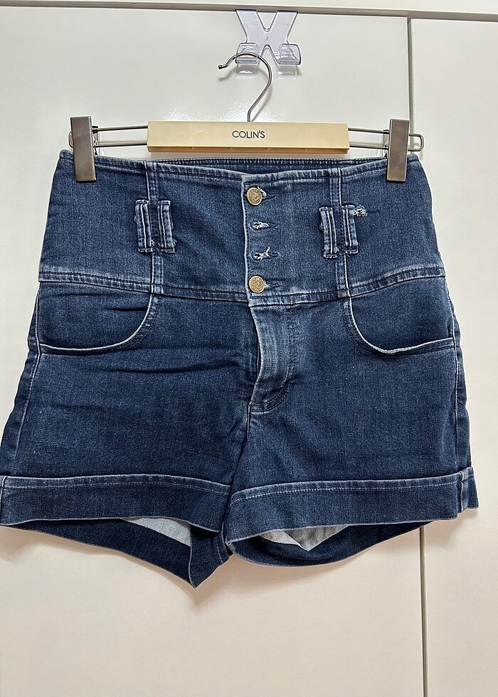 Oxxo kadın kısa kot şort - Görsel 3