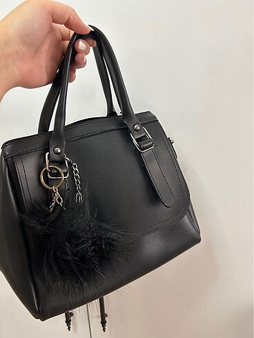 Şık / günlük siyah çanta - Görsel 2