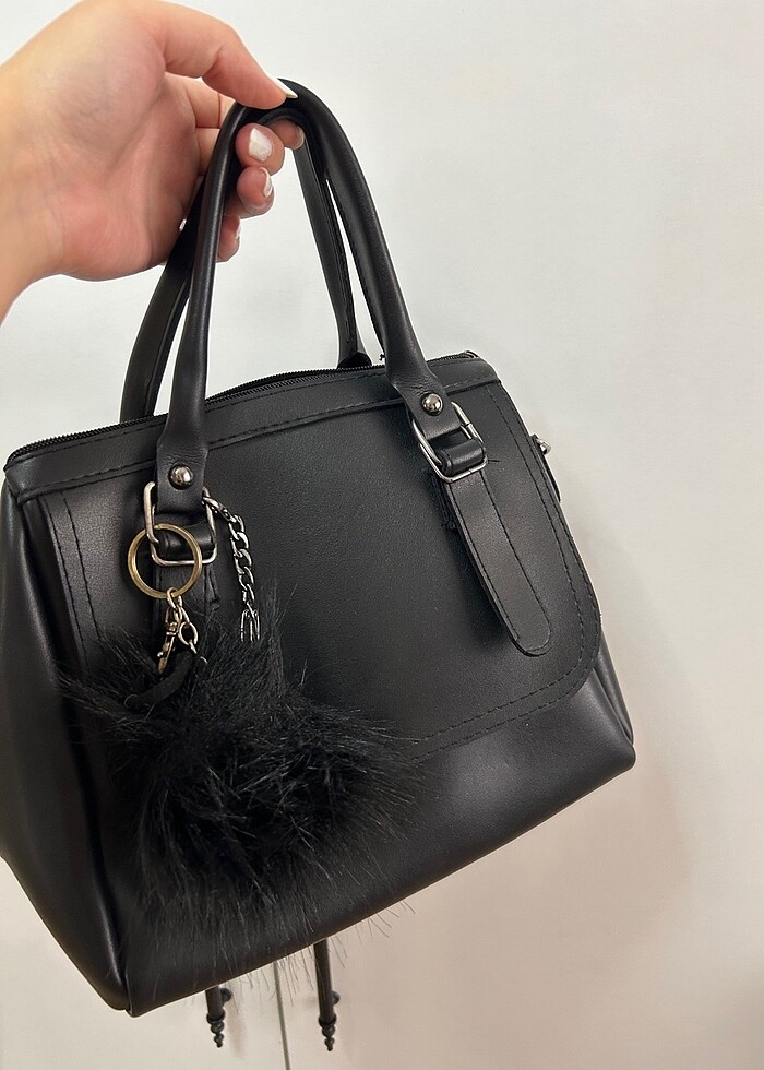 Şık / günlük siyah çanta - Görsel 2