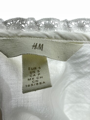 s Beden beyaz Renk H&M Bluz %70 İndirimli.