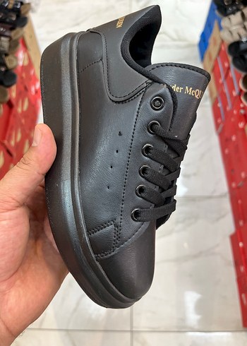 Alexander McQueen Siyah Deri Sneaker