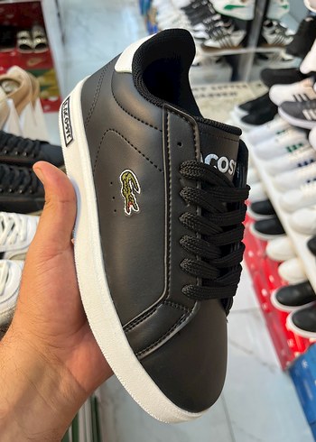 Lacoste Siyah Deri Sneaker