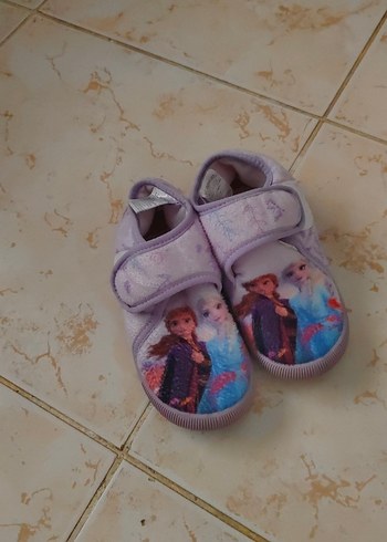 Kız Çocuk Mor Sıcak Terlikler Velcro - Görsel 5