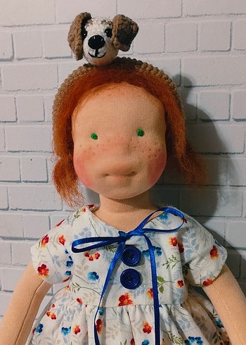 Pastel Renkli Elbise ve Hayvanlı Bebek - Görsel 3