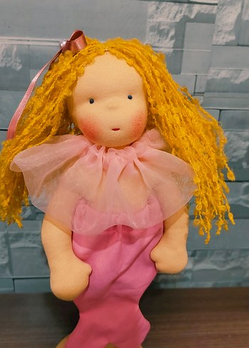 Pembe Pastel Deniz Kızı Bebek - Görsel 6