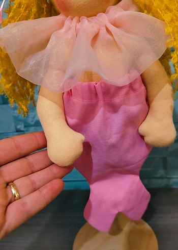 Pembe Pastel Deniz Kızı Bebek - Görsel 4