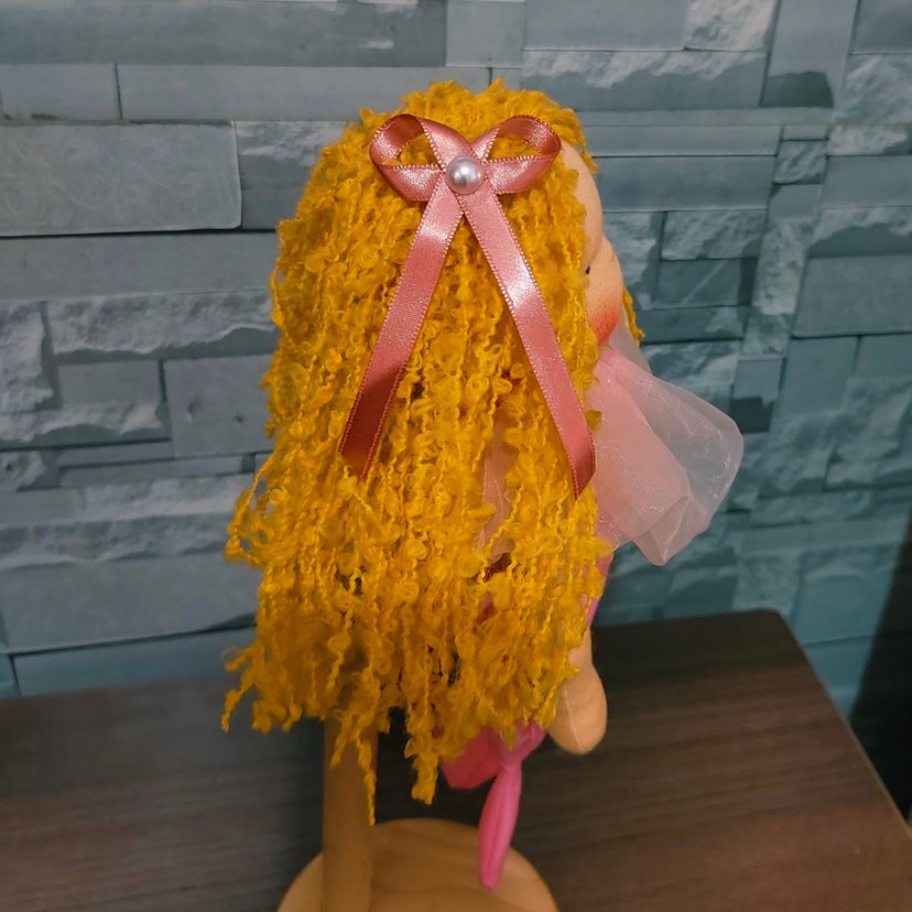 Pembe Pastel Deniz Kızı Bebek - Görsel 3