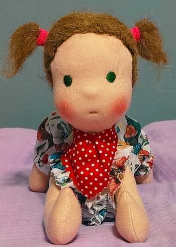 Renkli Kız Bebek Oyuncak - Görsel 7