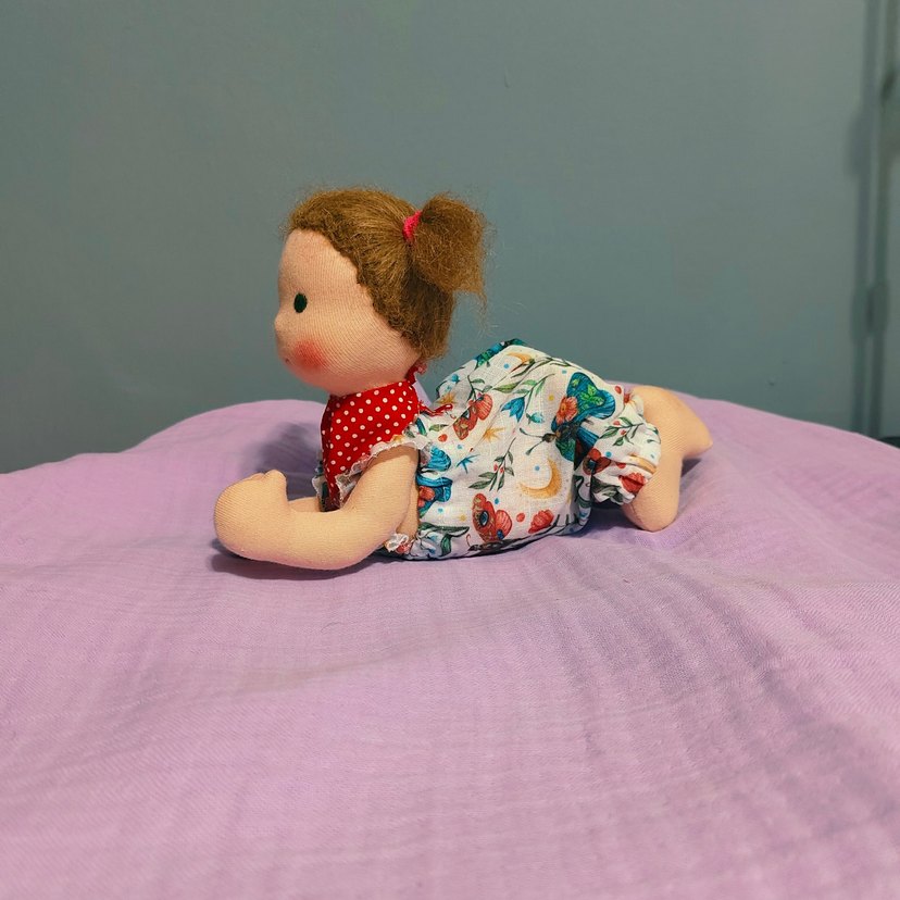 Renkli Kız Bebek Oyuncak - Görsel 2