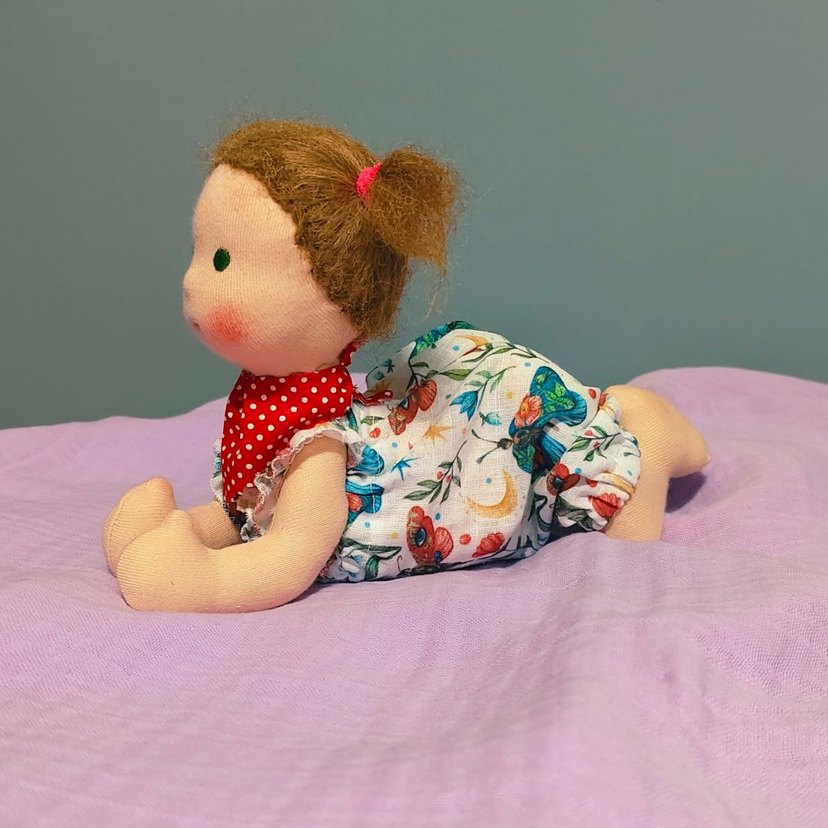 Renkli Kız Bebek Oyuncak - Görsel 4