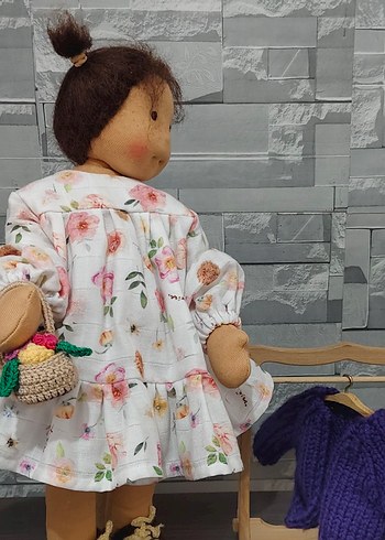 Waldorf bebek oyuncak bebek - Görsel 5