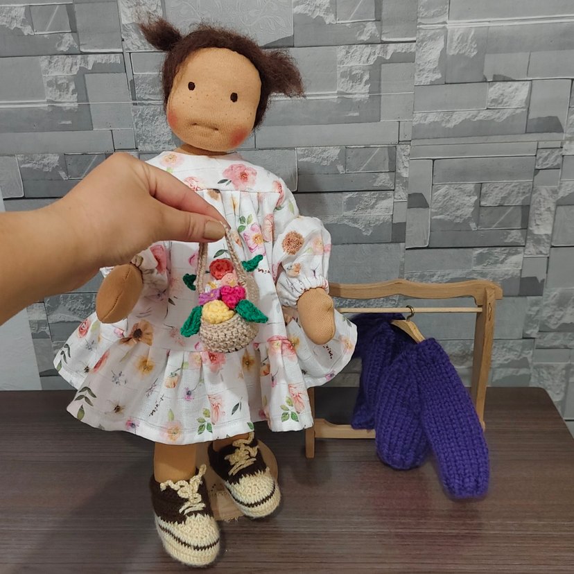 Waldorf bebek oyuncak bebek - Görsel 3