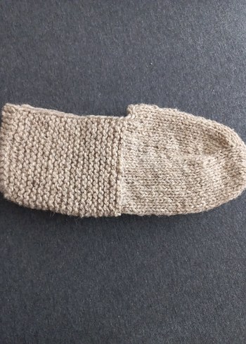 Bej Örgü Erkek Ev Ayakkabısı - Görsel 2