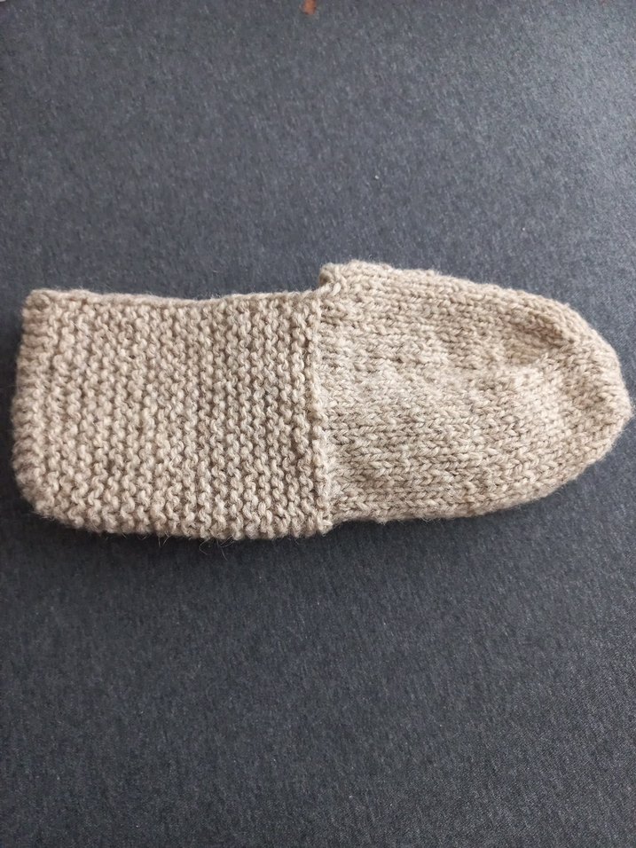 Bej Örgü Erkek Ev Ayakkabısı - Görsel 3