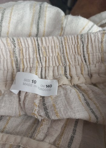 10 Yaş Beden Zara kız çocuğu pantalon