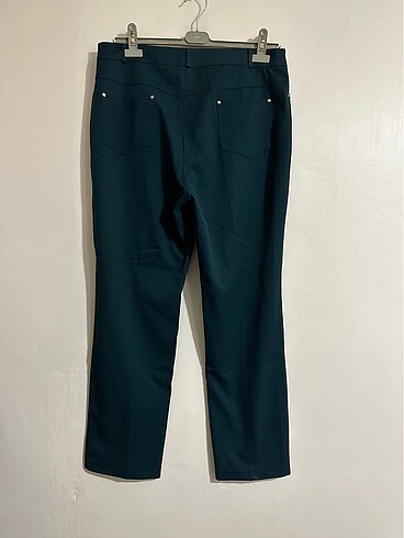 46 Beden yeşil Renk Kadın Kumaş pantalon
