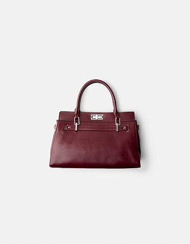 Bordo kol çantası vintage