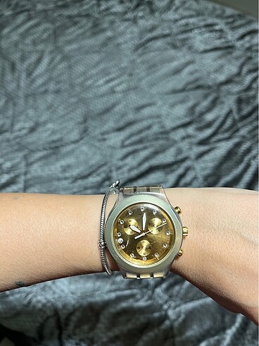Beden altın Renk Swatch saat