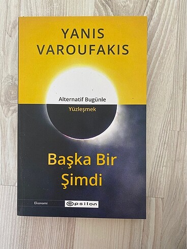 Başka bir şimdi ekonomi kitap yanis varoufakis