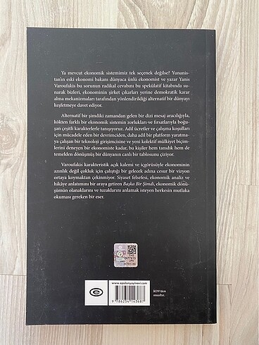 Başka bir şimdi ekonomi kitap yanis varoufakis