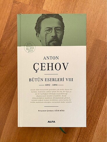 Çehov bütün eserleri 8 alfa ciltli