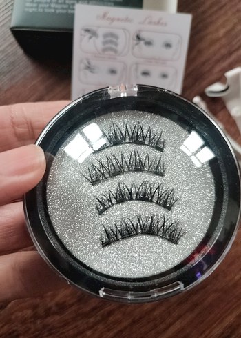 mıknatıslı kirpik - Görsel 2