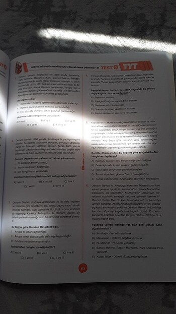  Beden Benim hocam tyt tarih soru bankası 