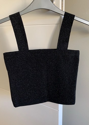 Siyah Mini Kadın Crop Top