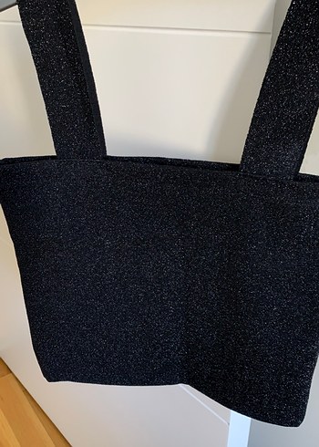 Diğer Siyah Mini Kadın Crop Top