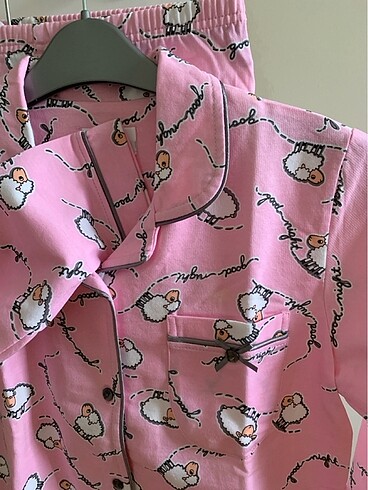 9 Yaş Beden pembe Renk Pijama