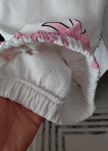 Beyaz çocuk Kapüşonlu Sweatshirt - Görsel 3