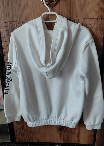 Pamuklu  çocuk Beyaz Sweatshirt - Görsel 2