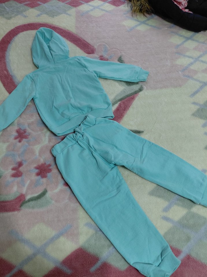 Renkli Nakışlı Bebek Kız Takımı - Görsel 2