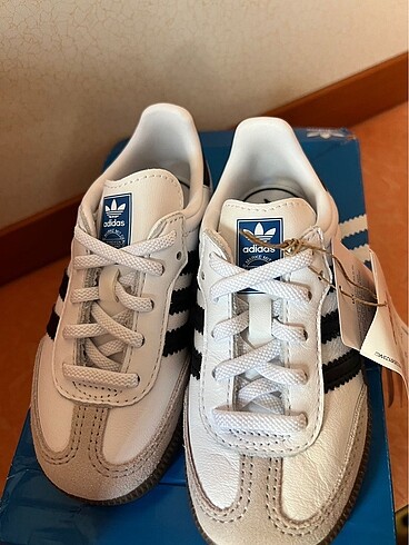 24 Beden beyaz Renk Adidas samba bebek çocuk