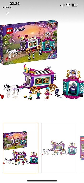 Lego friends sihirli karavan