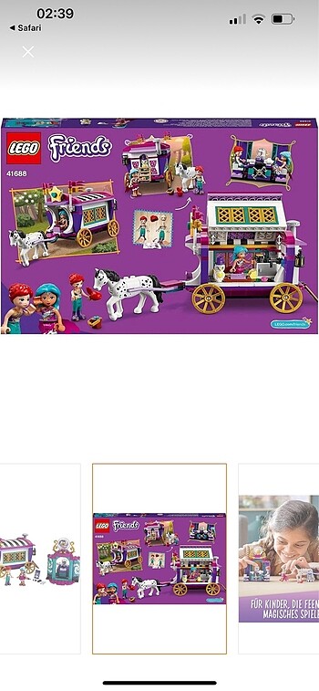 Beden Lego friends sihirli karavan