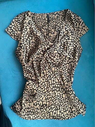 Chıma leopar bluz