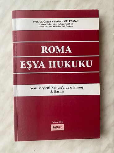 Çelebican Roma Eşya Hukuku