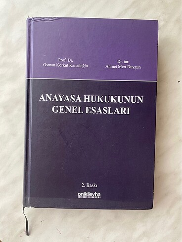 Anayasa Hukukunun Genel Esasları