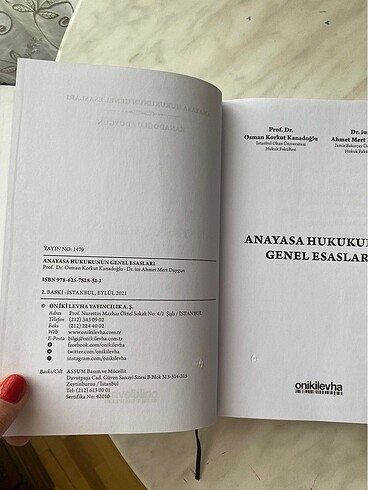  Beden Anayasa Hukukunun Genel Esasları
