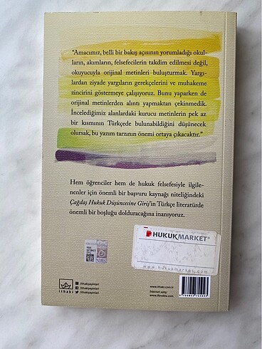  Çağdaş Hukuk Düşüncesine Giriş