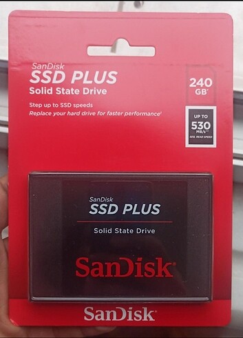 SIFIR, SANDİSK 240 GB SSD DİSK.