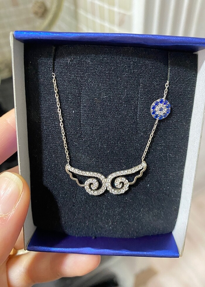 925 ayar gümüş kolye - Görsel 2