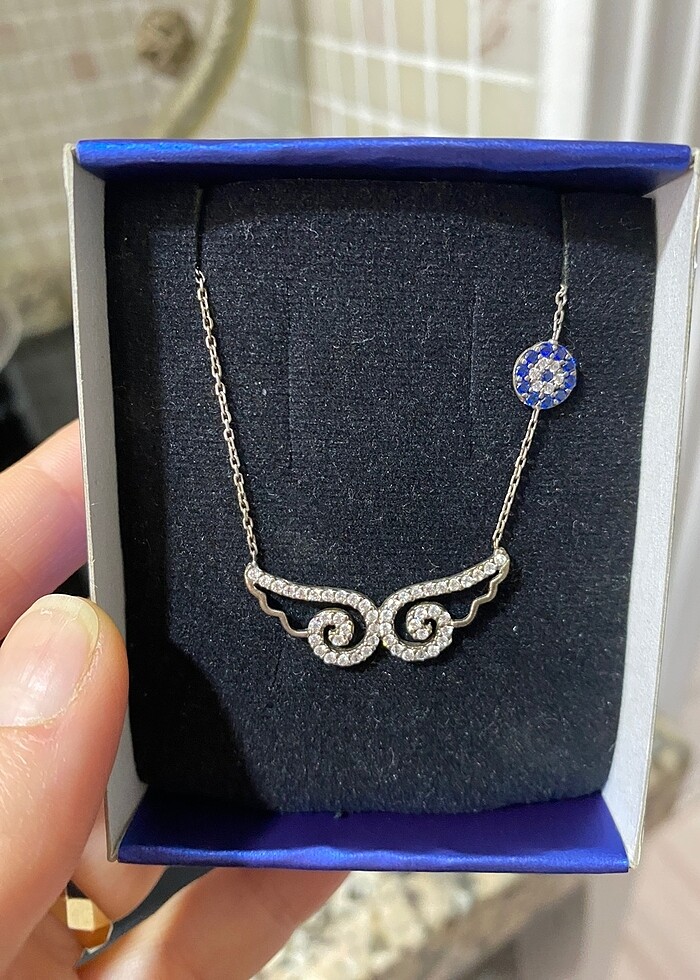 925 ayar gümüş kolye - Görsel 3