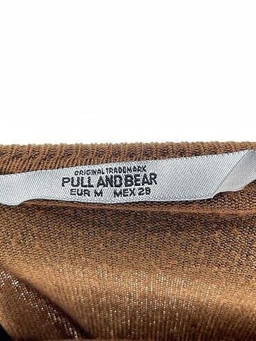 m Beden kahverengi Renk Pull and Bear Kazak / Triko %70 İndirimli.