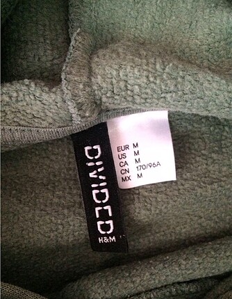 H&M yeşil polar