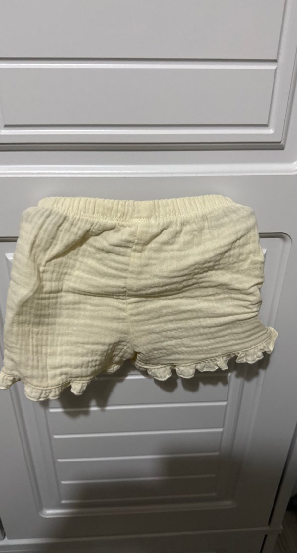 Beyaz Nakışlı Keten Mini Straplez Bluz - Görsel 3