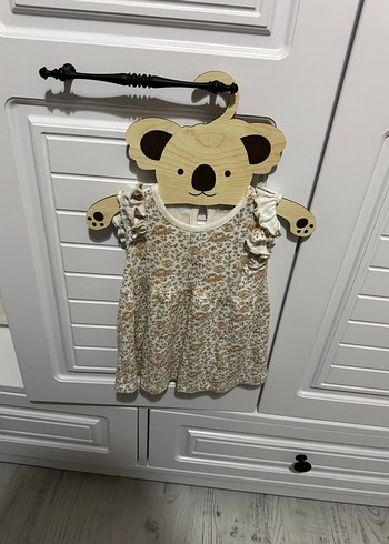 Kız Çocuk Bohem Desenli Fırfırlı Elbise - Görsel 2