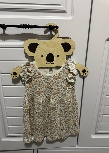 Kız Çocuk Bohem Desenli Fırfırlı Elbise - Görsel 3