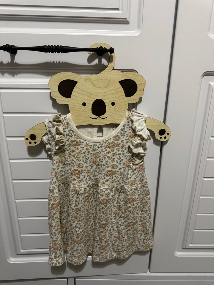 Kız Çocuk Bohem Desenli Fırfırlı Elbise - Görsel 3